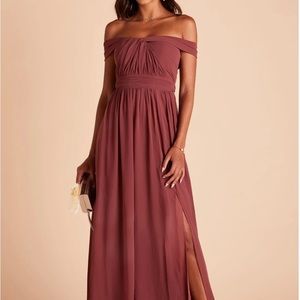 Birdie Grey Chiffon Rosewood Grace Convertible Dress